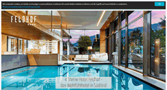 Desktop Screenshot of hotel-feldhof.com